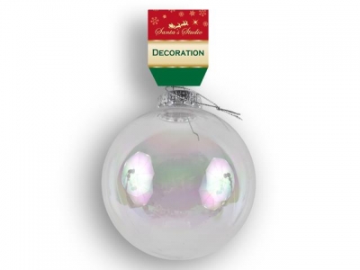 Christmas Irridescent 100mm Bauble