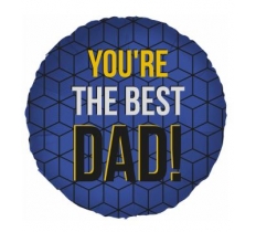 You're The Best Dad! Standard Foil Balloons S40 5pc
