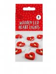 8 LED WOODEN HEART LIGHTS