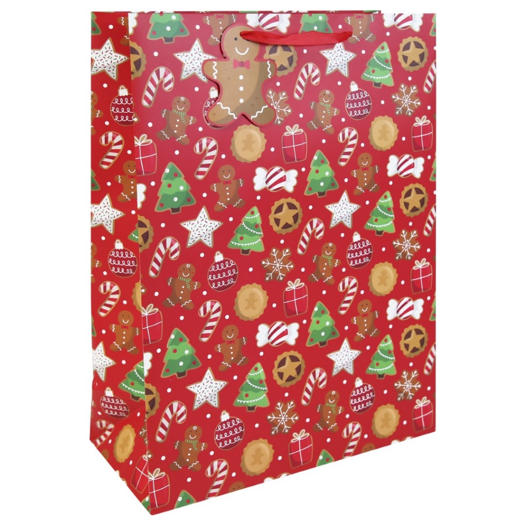 Christmas Gingerbread Xl Bag - Click Image to Close
