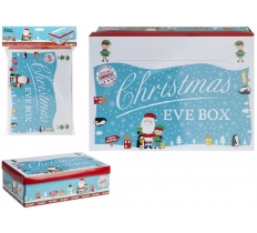 SMALL BLUE CHARACTER CHRISTMASEVE BOX WITH PEN