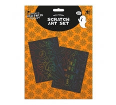 HALLOWEEN SCRATCH ART SET