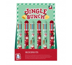 Jingle Bunch Christmas Multi Colour Pen (6 Colours)