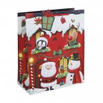 Christmas Santa Grotto Large Gift Bag(265Mm X 330Mm X 140Mm)