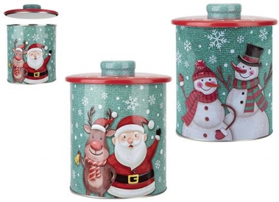 Christmas Biscuit Tin 15.5cm