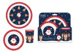 Christmas Santa & Friends Dinner Set