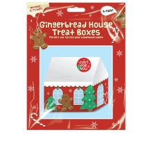 Gingerbread House Treat Boxes 4 Pack