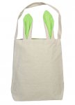 EASTER COTTON BAG WITH GREEN EARS