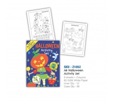 Halloween A6 Mini Pack With Crayons