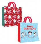 Christmas Gift Bag Reusable Non Woven Shopper Cute