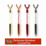 Christmas Reindeer Crystal Pens