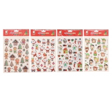 Christmas Laser Embossed Stickers