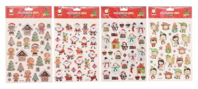 Christmas Laser Embossed Stickers