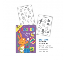 Easter A6 Mini Activity Pack With Crayons