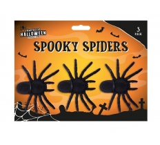 Halloween Spooky Spiders 3 Pack
