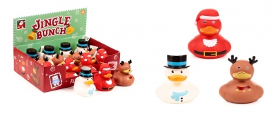 Jingle Bunch Christmas Duck Bath Time Toy