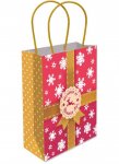 Reindeer Mail Paper Bag With Handles Large