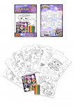 Halloween Colouring Set with Stickers