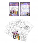 Halloween Colouring Set with Stickers
