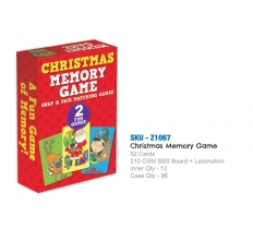 Christmas Card Memory Game