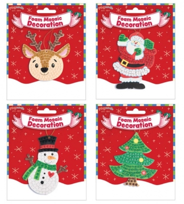 Christmas Foam Mosaic Decorations