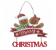 Large Gingerbread Christmas Sign