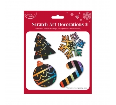 Christmas Scratch Art Decoration