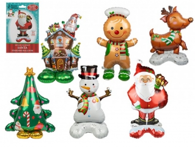Snow White Christmas Standing Foil Balloons