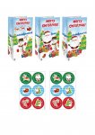 Christmas Paper Party Bags With Stickers X 12 Pack(16P Each)