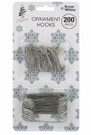 Christmas Ornament Hooks 200 Pack