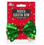 Pooch Sequin Bow Tie