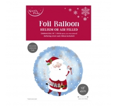 Santa Cute 18" Foil Balloon