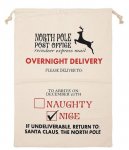 Special Overnight Delivery Santa Sack 70cm X 50cm
