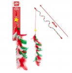 Christmas Festive Feather Wiggly Cat Teaser