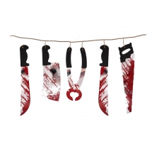 DECORATION GARLAND TORTURE TOOL 180CM