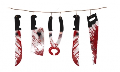 DECORATION GARLAND TORTURE TOOL 180CM