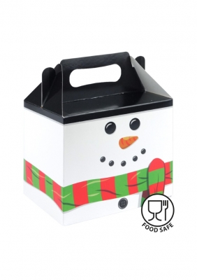 Snowman Christmas Lunch Boxes Medium