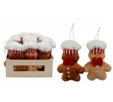 Gingerbread Man Hang Deco 11CM