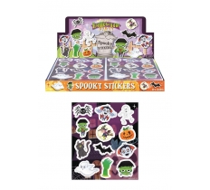 HALLOWEEN STICKERS 12 PACK X 120