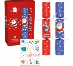 Christmas Cracker 8 x Novelty Character