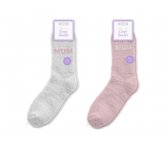 Mother's Day Embroidered Cosy Socks - 1 Pair