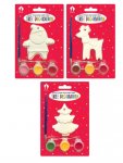 Christmas Activity XMAS Paint Your Own Decoration Set