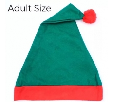 Elf Hat With Red Bobble 30 x 43cm