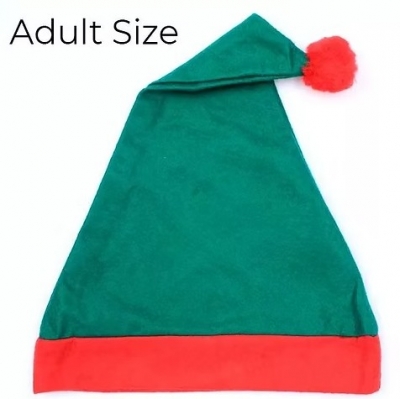Elf Hat With Red Bobble 30 x 43cm