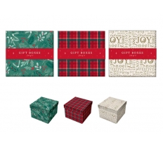 Printed Gift Box Set 3pk