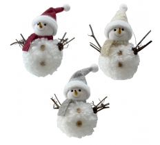 Christmas Nordic Snowman 12cm