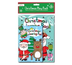 Christmas Play Pack Includes 4 Colour Pencils (Zero Vat)