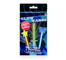 Magic Glow Wand (15cm) 3 Assorted Colours and Designs