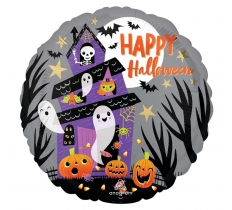 Happy Haunted House Standard Foil Balloons