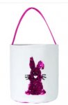 Easter bag with glitter bunny